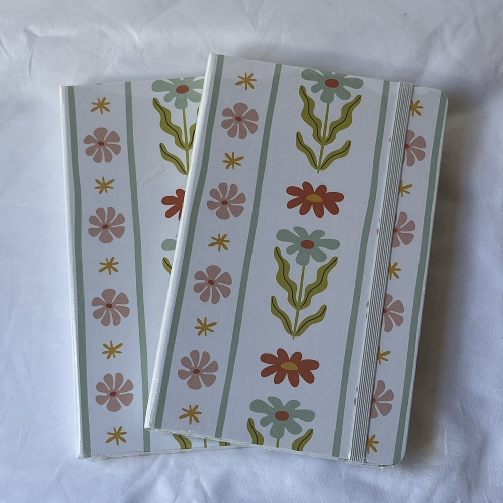Moleskine Custom Edition, Hard Cover, Med (4.5" x 7") Ruled/Lined, Floral NEW